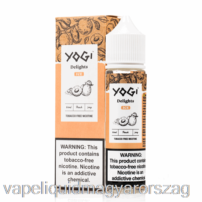 Barack Jég - Jógi örömök - 60ml 0mg Vape E Cigi